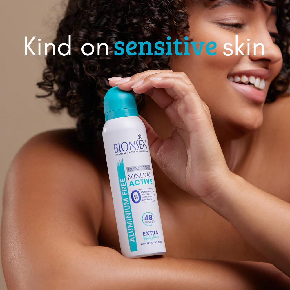 Bionsen Mineral Active Deodorant Aerosol Spray 150ml - Image 3