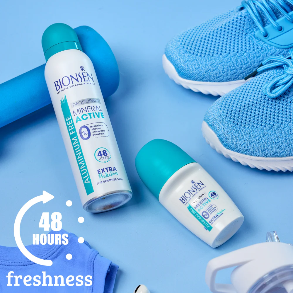 Bionsen Mineral Active Deodorant Aerosol Spray 150ml - Image 4