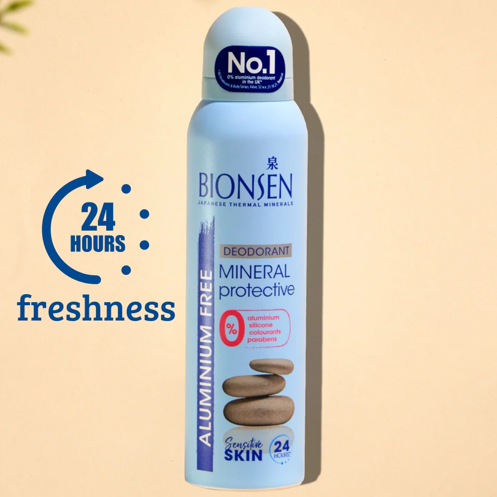 Bionsen Mineral Protective Deodorant Aerosol Spray 150ml - Image 3
