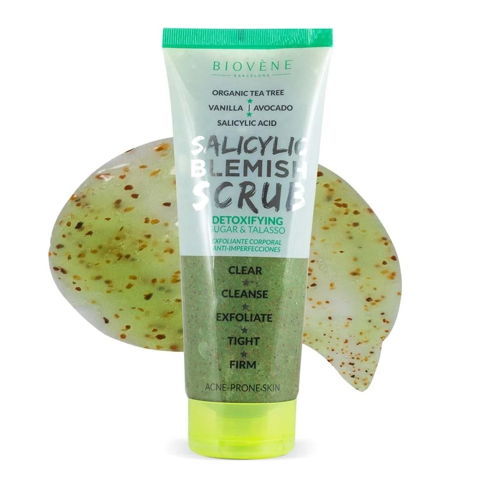 Biovene Salicylic Blemish Scrub Body Exfoliator 250ml - Image 2