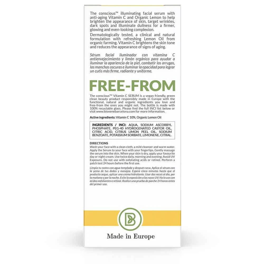 Biovene The Conscious No. 1 Vitamin C Age-Defying Glow Accelerator Radiance Serum 30ml - Image 4