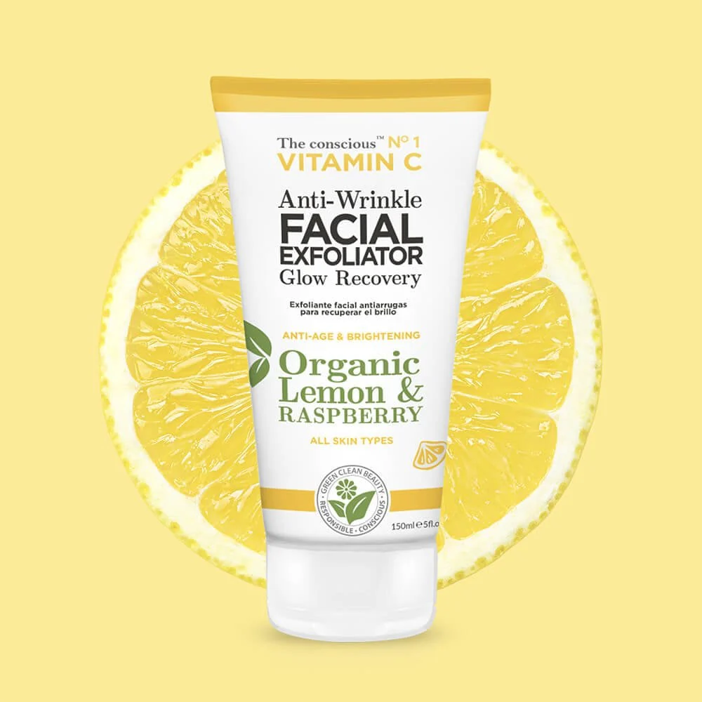 Biovene The Conscious No. 1 Vitamin C Anti-Wrinkle Glow Recovery Facial Exfoliator 150ml - Image 3