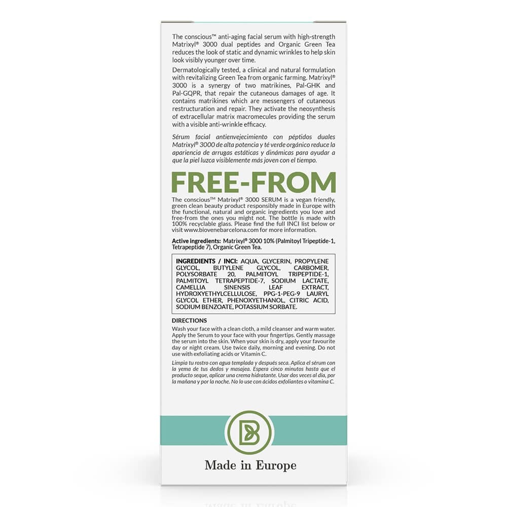 Biovene The Conscious No. 3 Matrixyl Age-Reversal Lifting Wrinkle Filler Serum 30ml - Image 4