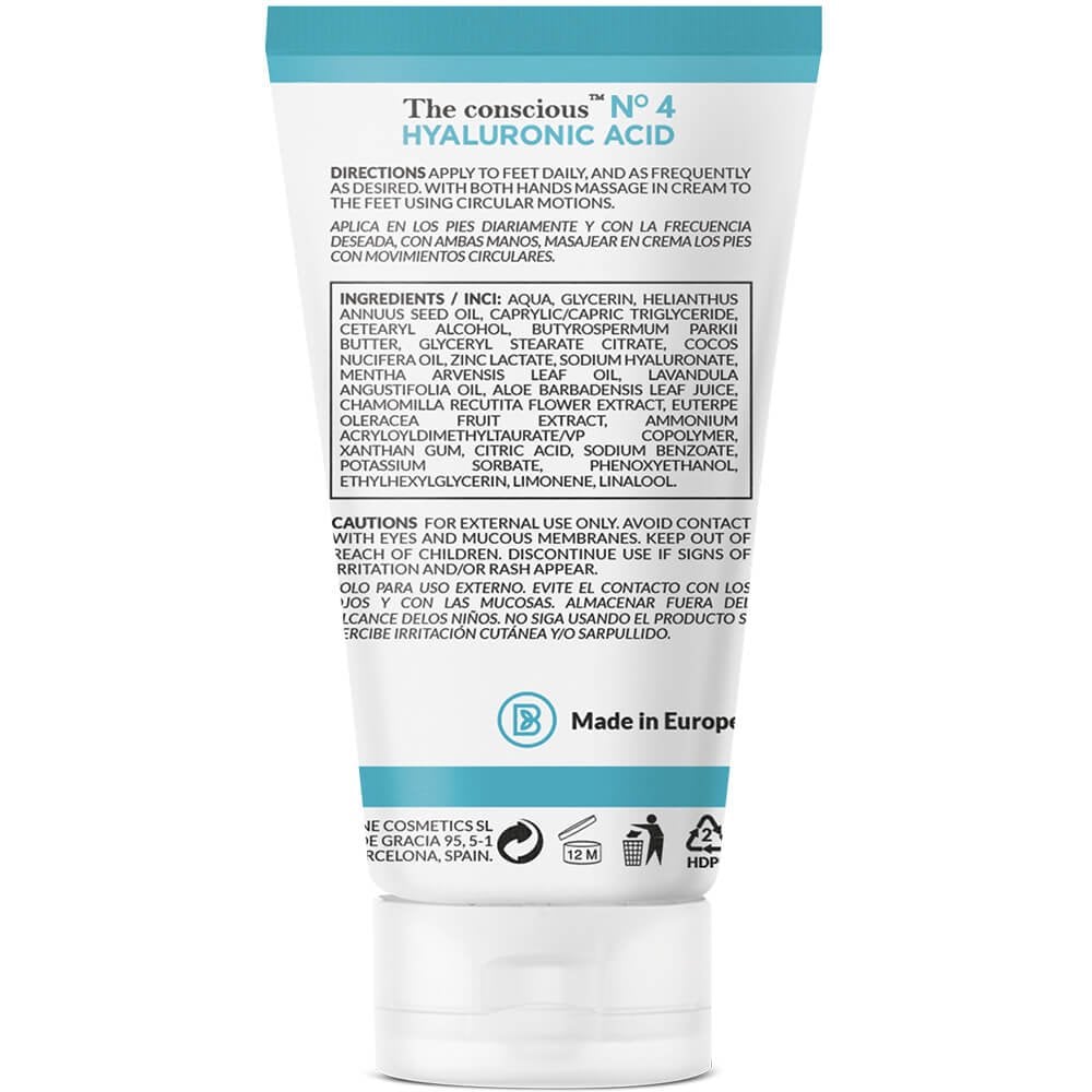 Biovene The Conscious No. 4 Hyaluronic Acid Immediate Relief Foot Cream 50ml - Image 3