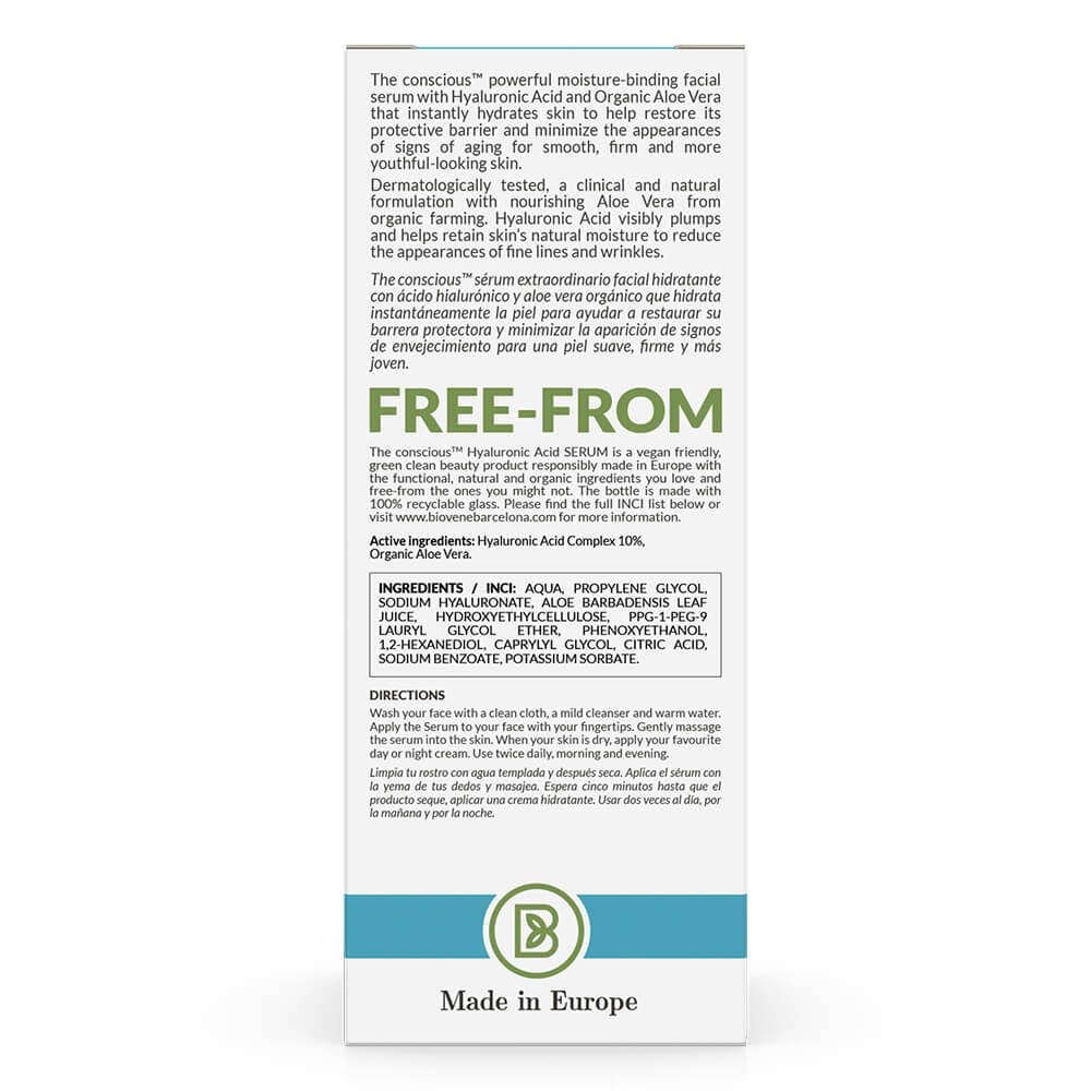 Biovene The Conscious No. 4 Hyaluronic Acid Skin Plumping Super Serum 30ml - Image 4