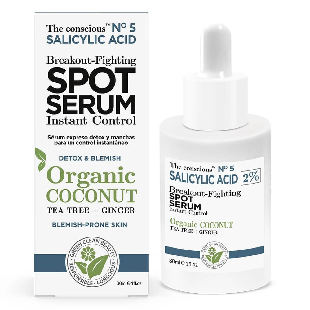Biovene The Conscious No. 5 Salicylic Acid Breakout-Fighting Instant Control Spot Seum 30ml - Image 2
