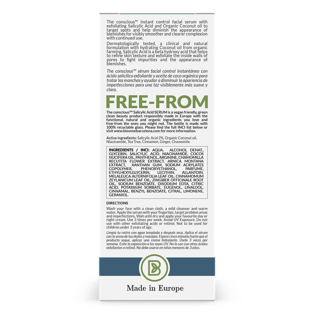 Biovene The Conscious No. 5 Salicylic Acid Breakout-Fighting Instant Control Spot Seum 30ml - Image 4
