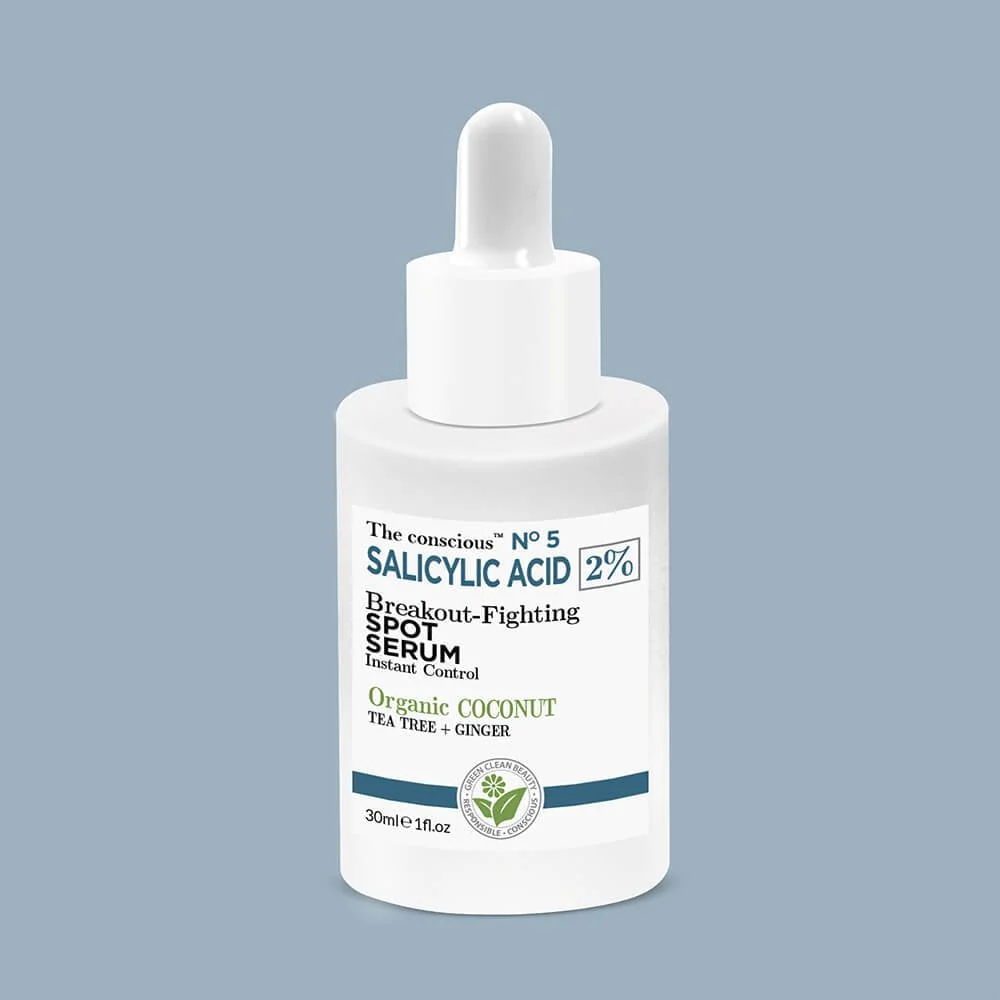 Biovene The Conscious No. 5 Salicylic Acid Breakout-Fighting Instant Control Spot Seum 30ml - Image 5