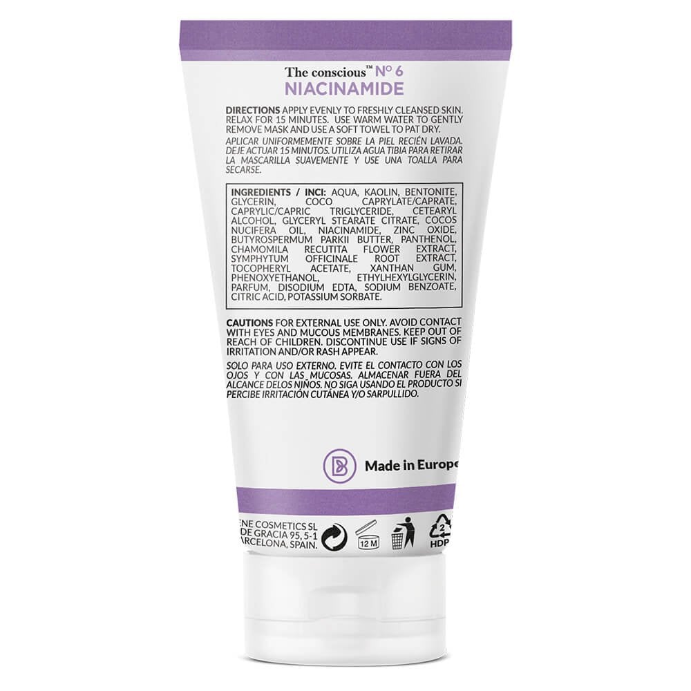 Biovene The Conscious No. 6 Niacinamide Blemish-Rescue Deep Cleansing Face Mask 50ml - Image 3