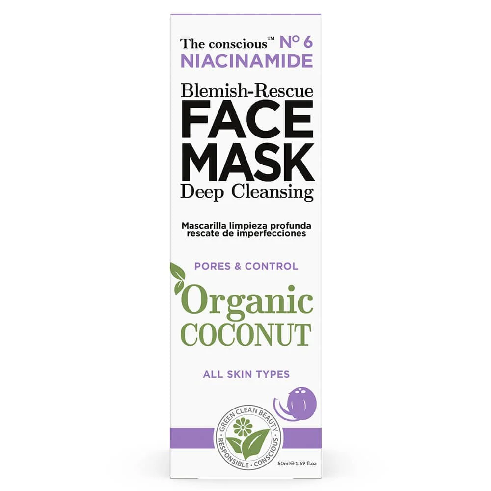 Biovene The Conscious No. 6 Niacinamide Blemish-Rescue Deep Cleansing Face Mask 50ml - Image 4