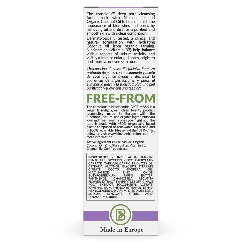 Biovene The Conscious No. 6 Niacinamide Blemish-Rescue Deep Cleansing Face Mask 50ml - Image 5