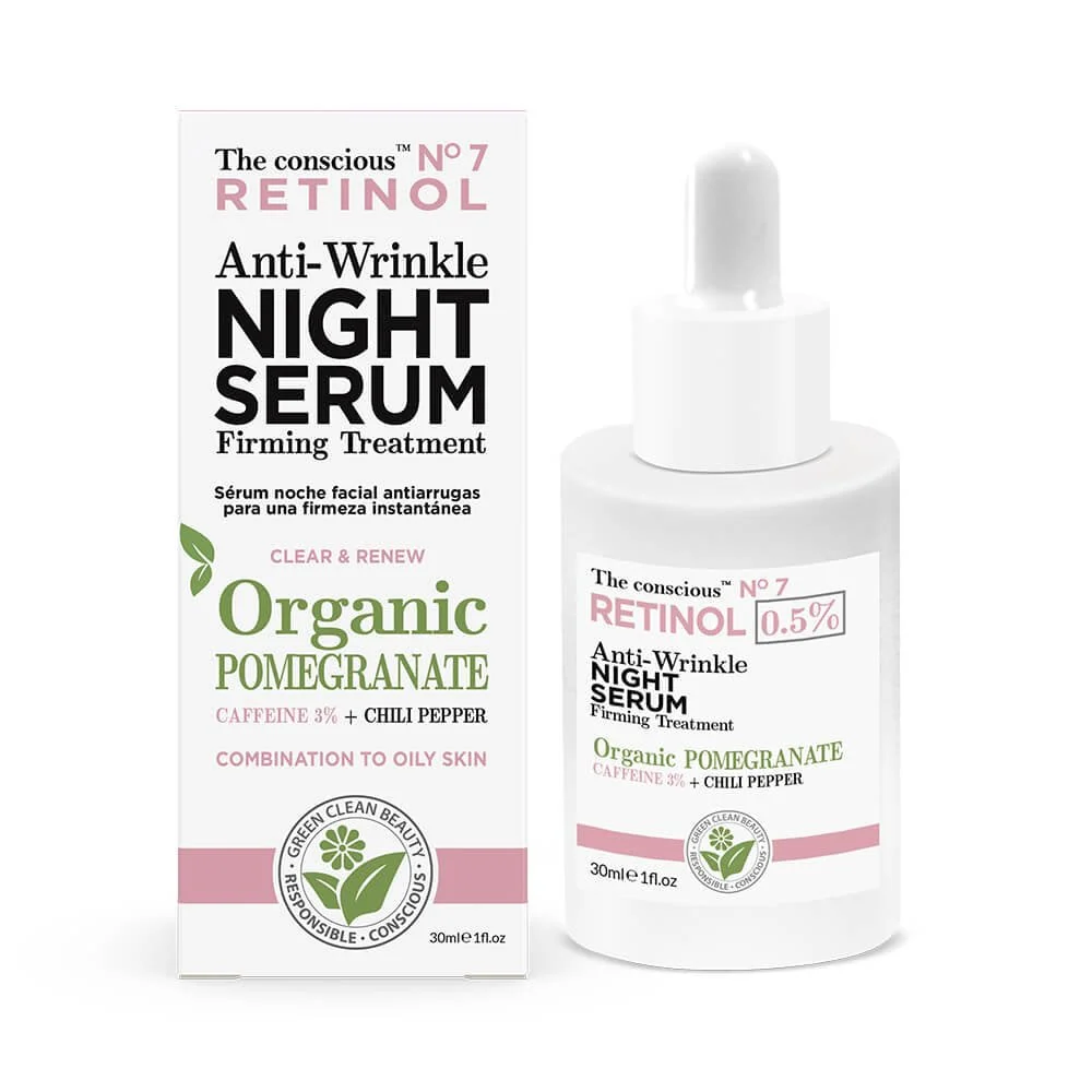 Biovene The Conscious No. 7 Retinol Anti-Wrinkle Firming Treatment Night Serum 30ml - Image 2