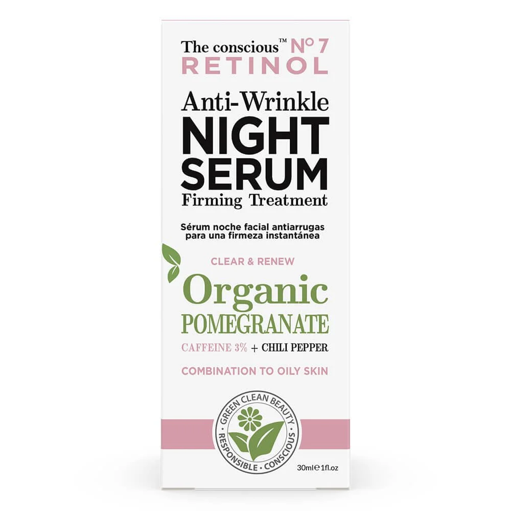 Biovene The Conscious No. 7 Retinol Anti-Wrinkle Firming Treatment Night Serum 30ml - Image 3