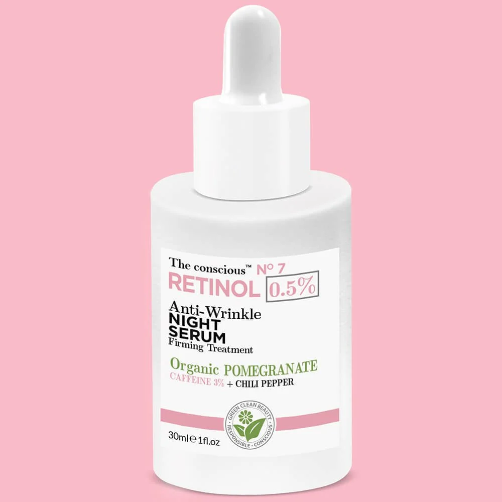 Biovene The Conscious No. 7 Retinol Anti-Wrinkle Firming Treatment Night Serum 30ml - Image 5