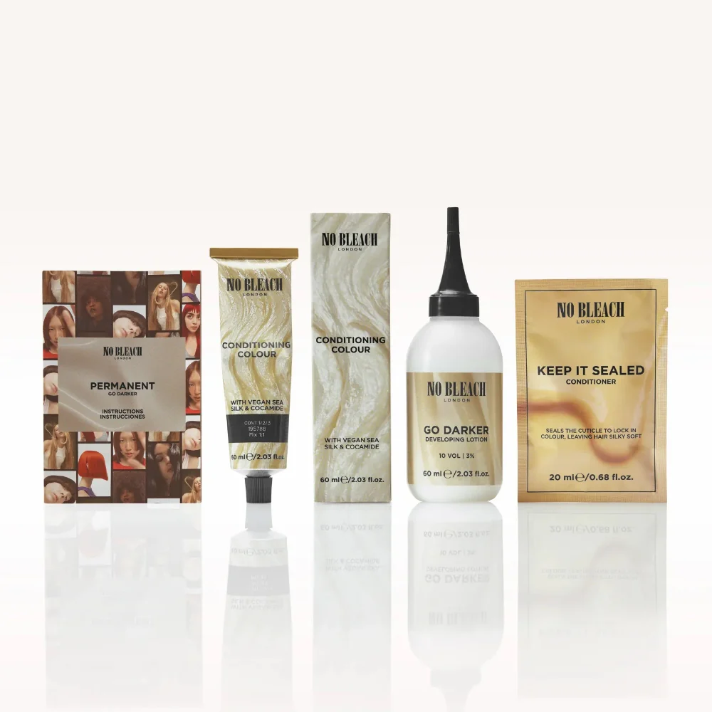 Bleach London Glossy Black Permanent Hair Dye Kit - Image 2