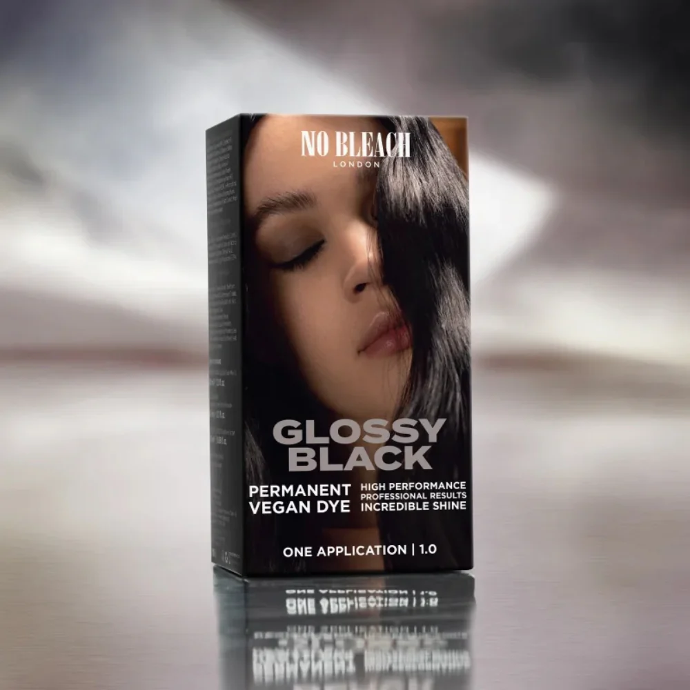 Bleach London Glossy Black Permanent Hair Dye Kit - Image 3