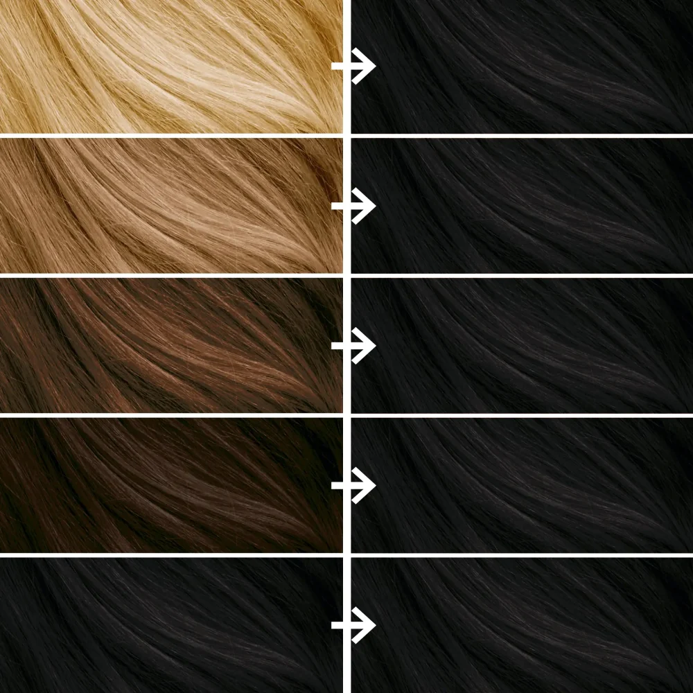 Bleach London Glossy Black Permanent Hair Dye Kit - Image 6
