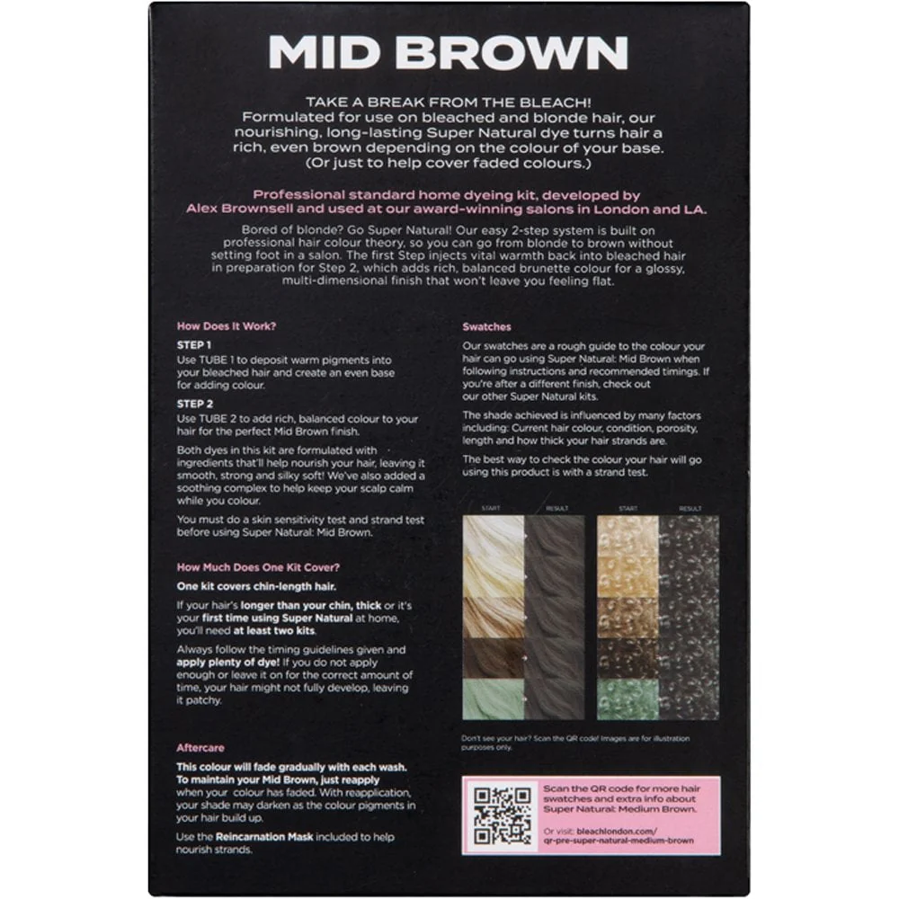 Bleach London Mid Brown Super Natural Kit - Image 5