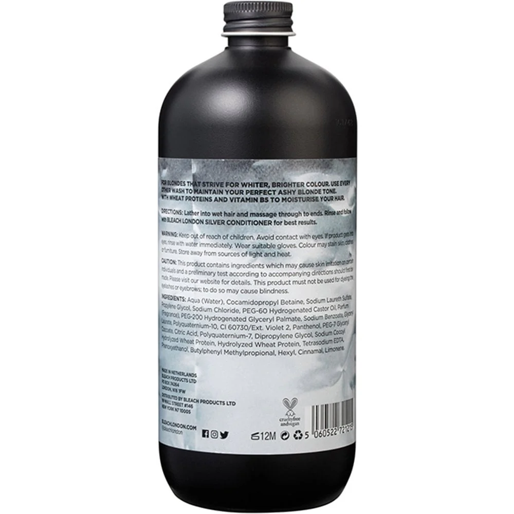 Bleach London Silver Shampoo 500ml - Image 2