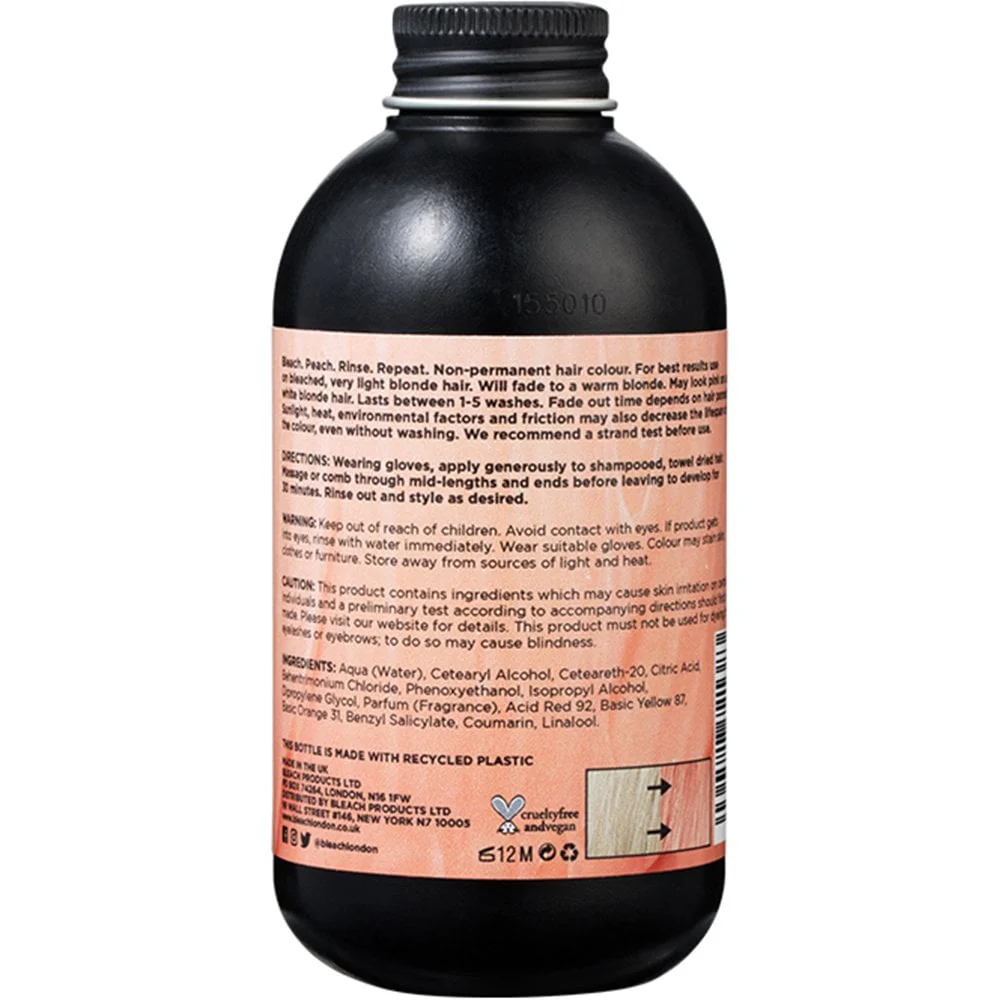 Bleach London Super Cool Colour Awkward Peach 150ml - Image 2