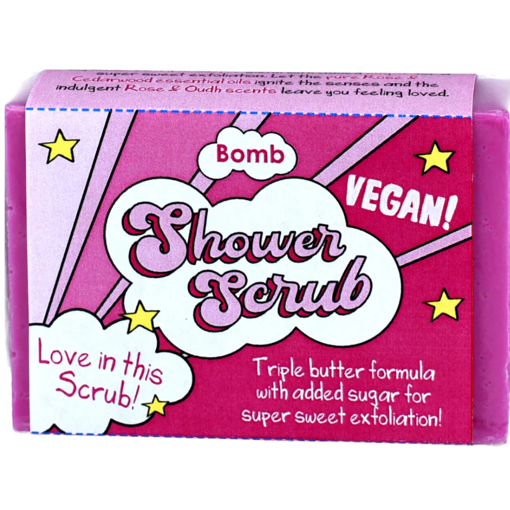 Bomb Cosmetics Love In This Scrub Solid Shower Scrub Bar - Image 2
