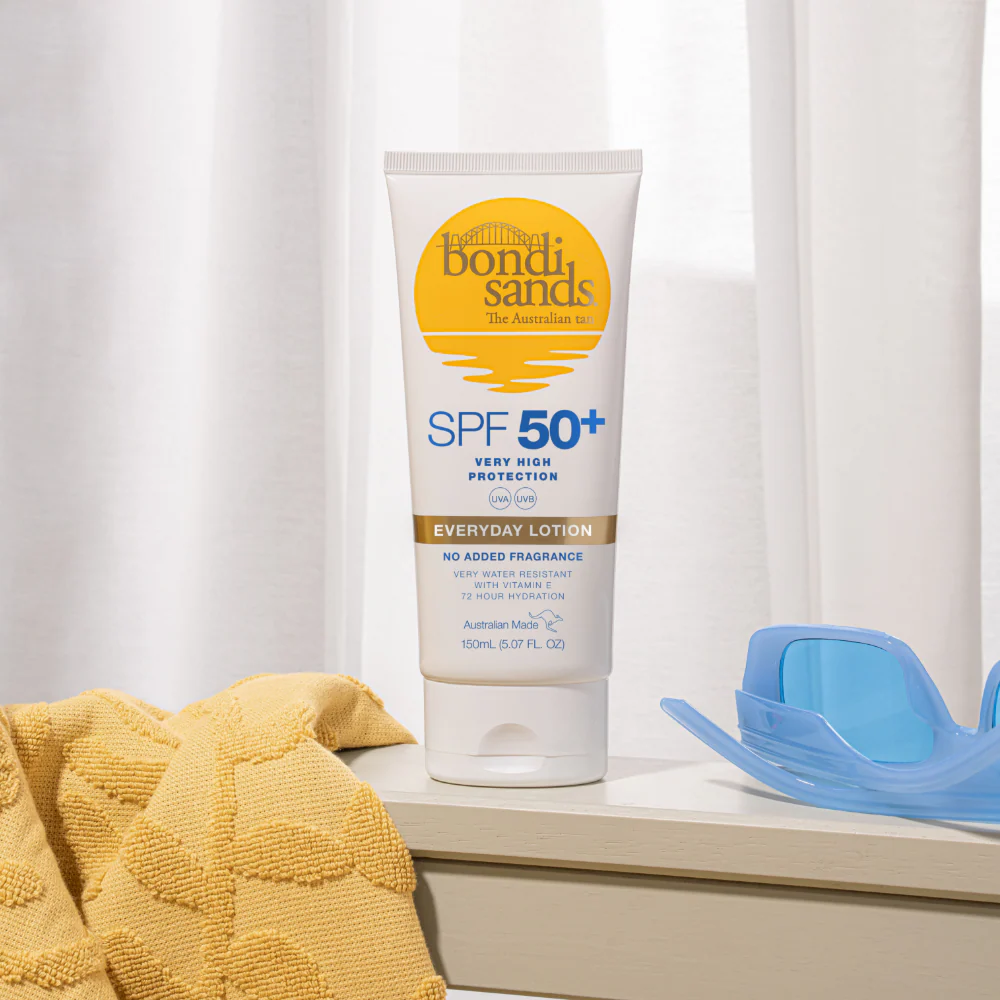Bondi Sands Everyday Lotion Body Sunscreen Fragrance-Free SPF50+ 150ml - Image 3