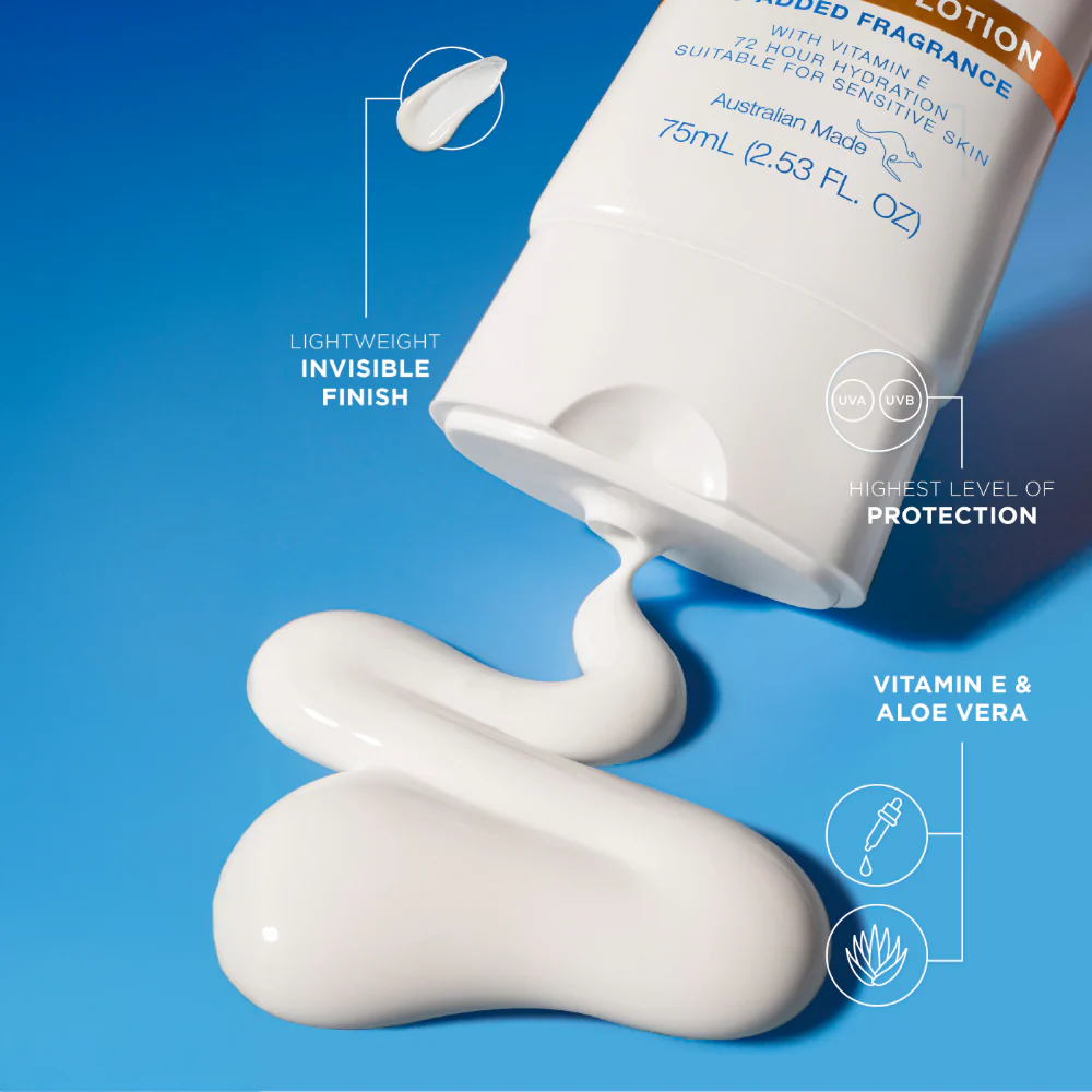 Bondi Sands Everyday Lotion Face Sunscreen Fragrance-Free SPF50+ 75ml - Image 2