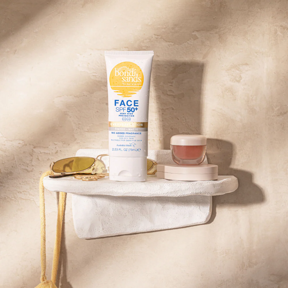 Bondi Sands Everyday Lotion Matte Tinted Face Lotion Fragrance-Free SPF50+ 75ml - Image 3