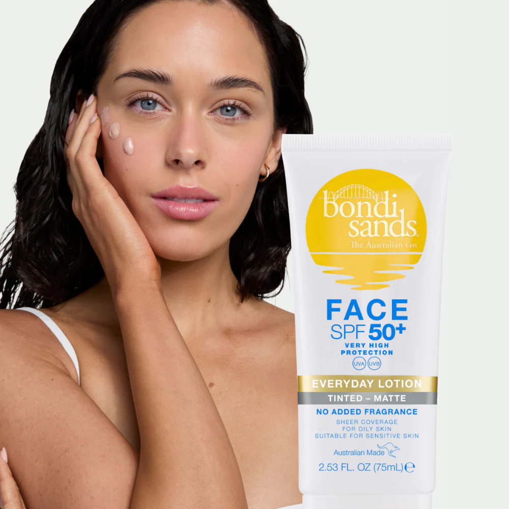Bondi Sands Everyday Lotion Matte Tinted Face Lotion Fragrance-Free SPF50+ 75ml - Image 4