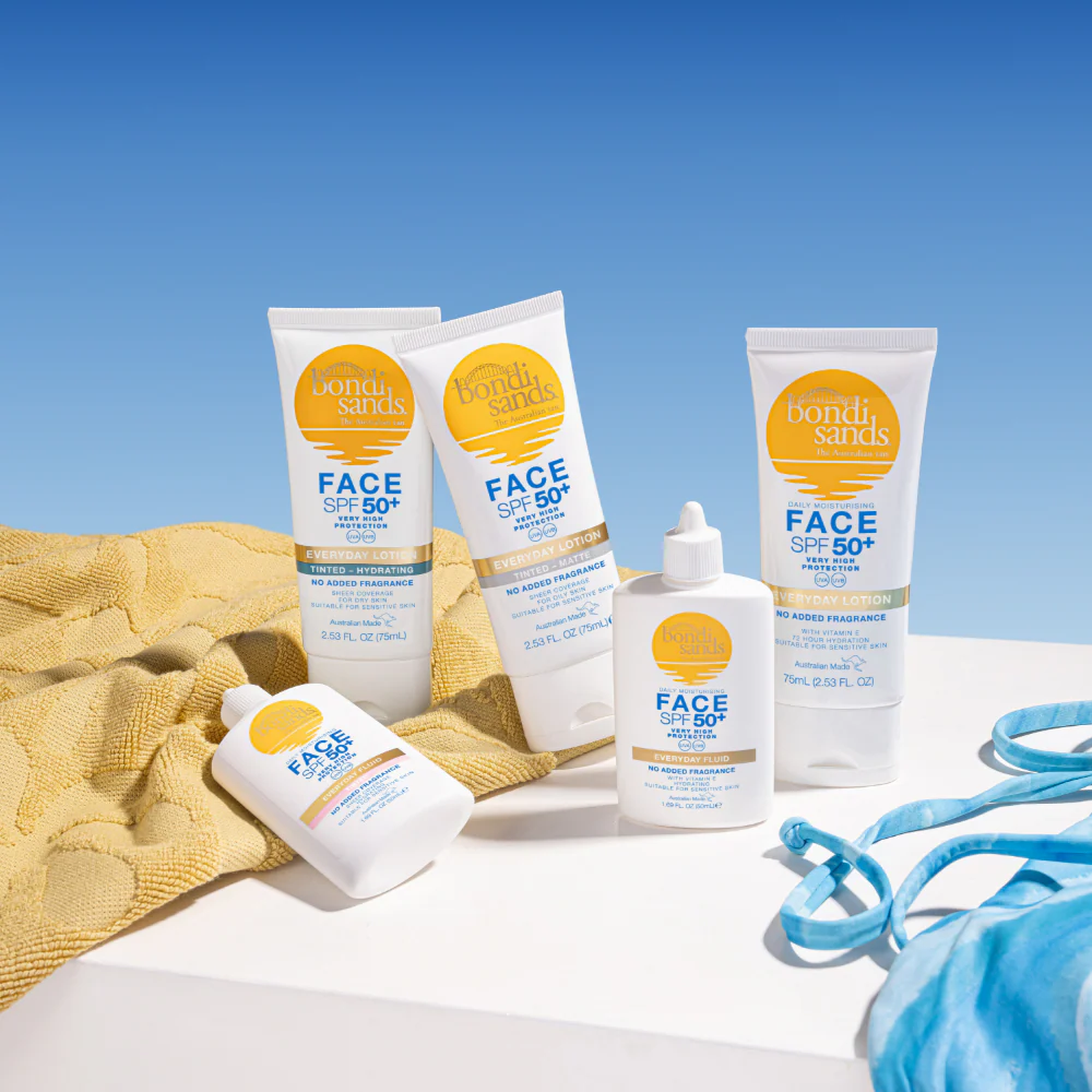 Bondi Sands Everyday Tinted Face Fluid Fragrance-Free SPF50+ 50ml - Image 6