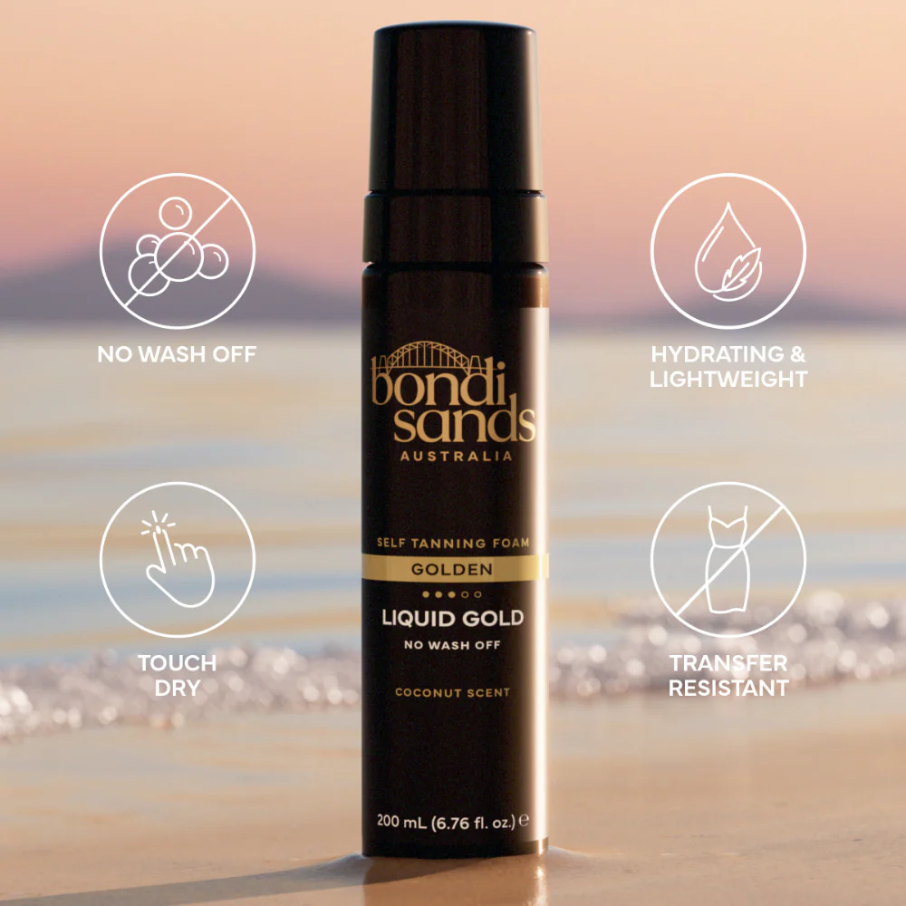 Bondi Sands Liquid Gold Self Tanning Foam 200ml - Image 4