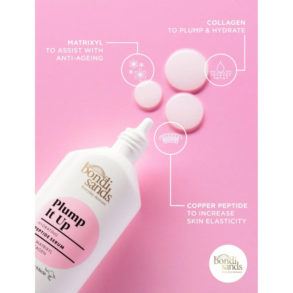 Bondi Sands Plump It Up Hydrating Peptide Serum 30ml - Image 4