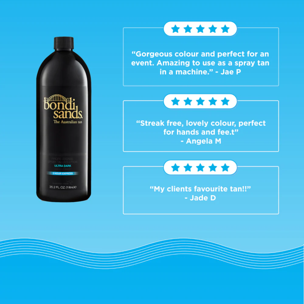 Bondi Sands Professional Spray Tan Solution Ultra Dark 1000ml - Image 6