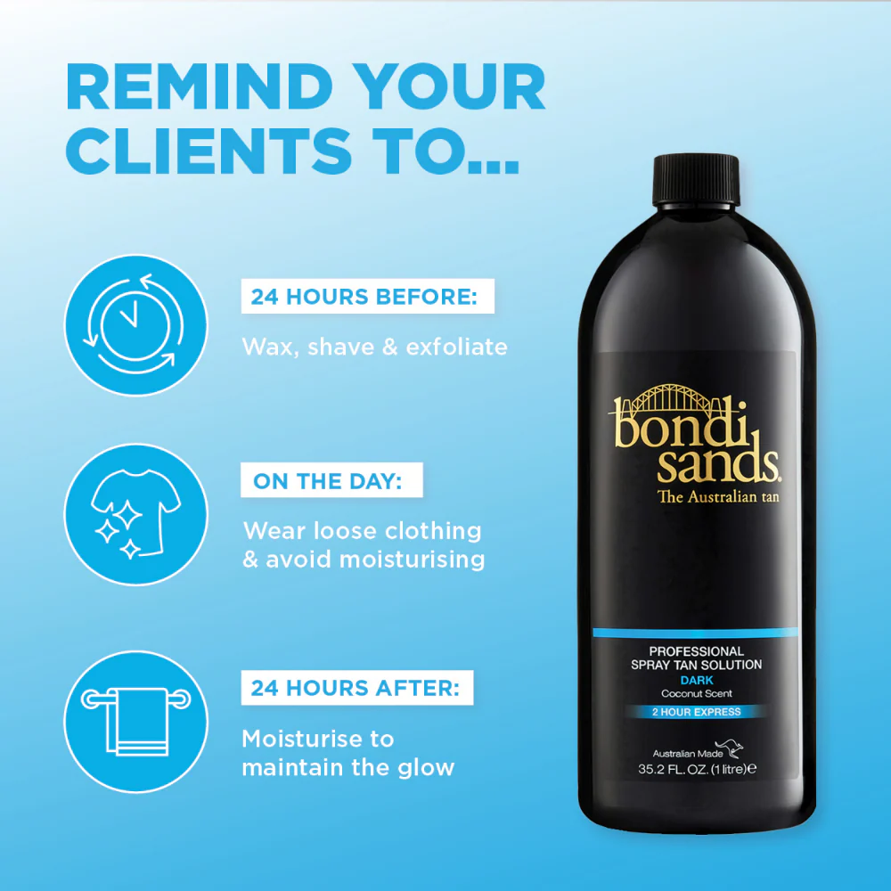 Bondi Sands Professional Spray Tan Solution Ultra Dark 1000ml - Image 8
