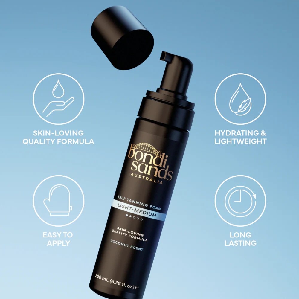 Bondi Sands Self Tanning Foam Light/Medium 200ml - Image 4