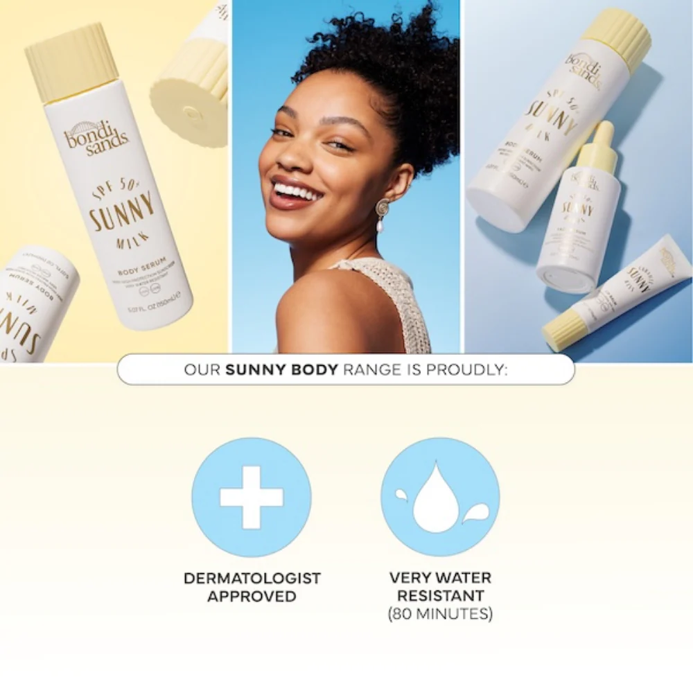 Bondi Sands Sunny Milk Body Serum SPF50+ 150ml - Image 4