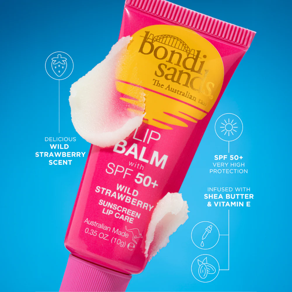 Bondi Sands Wild Strawberry Lip Balm SPF50+ 10g - Image 3