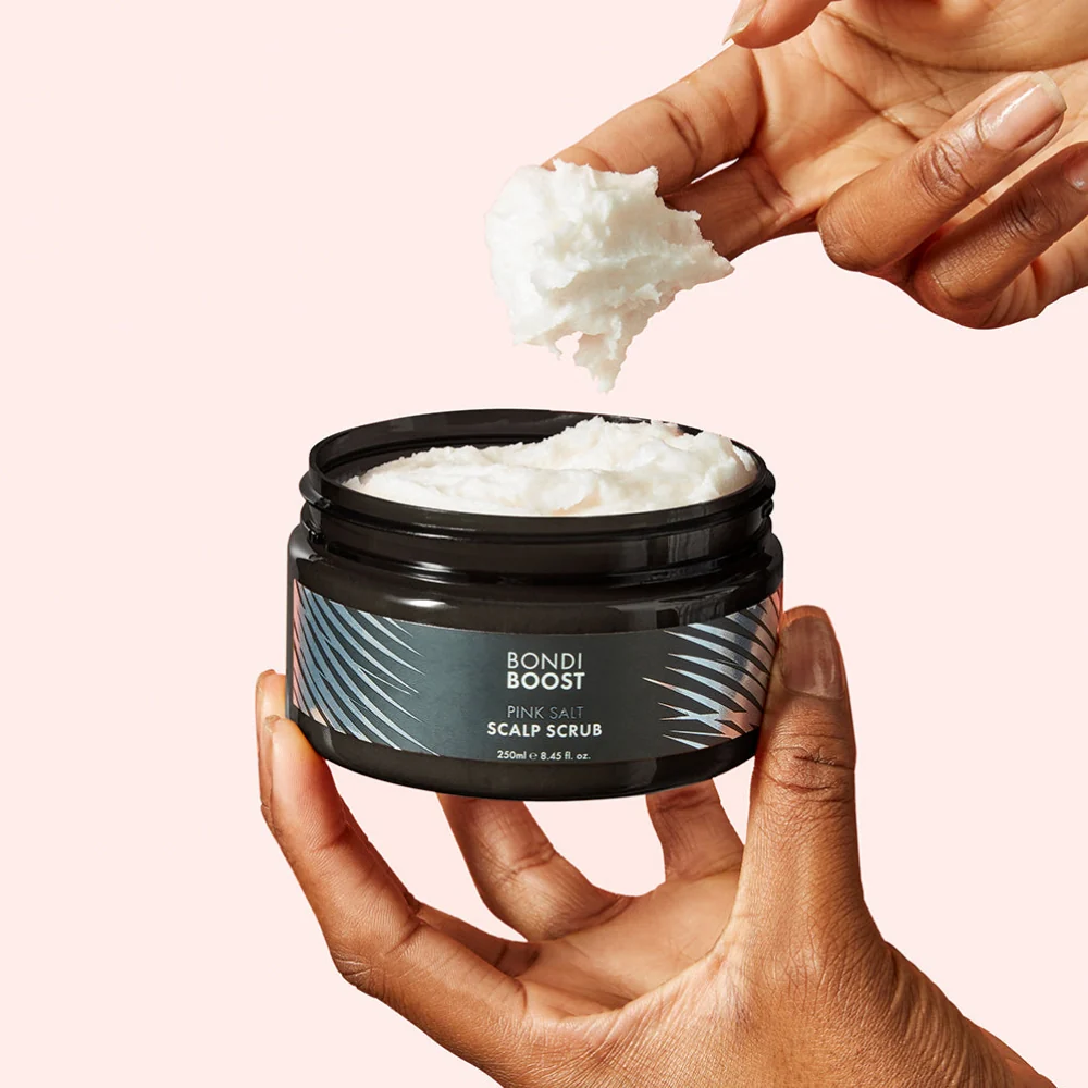 BondiBoost Pink Himalayan Detox Scalp Scrub 250ml - Image 3
