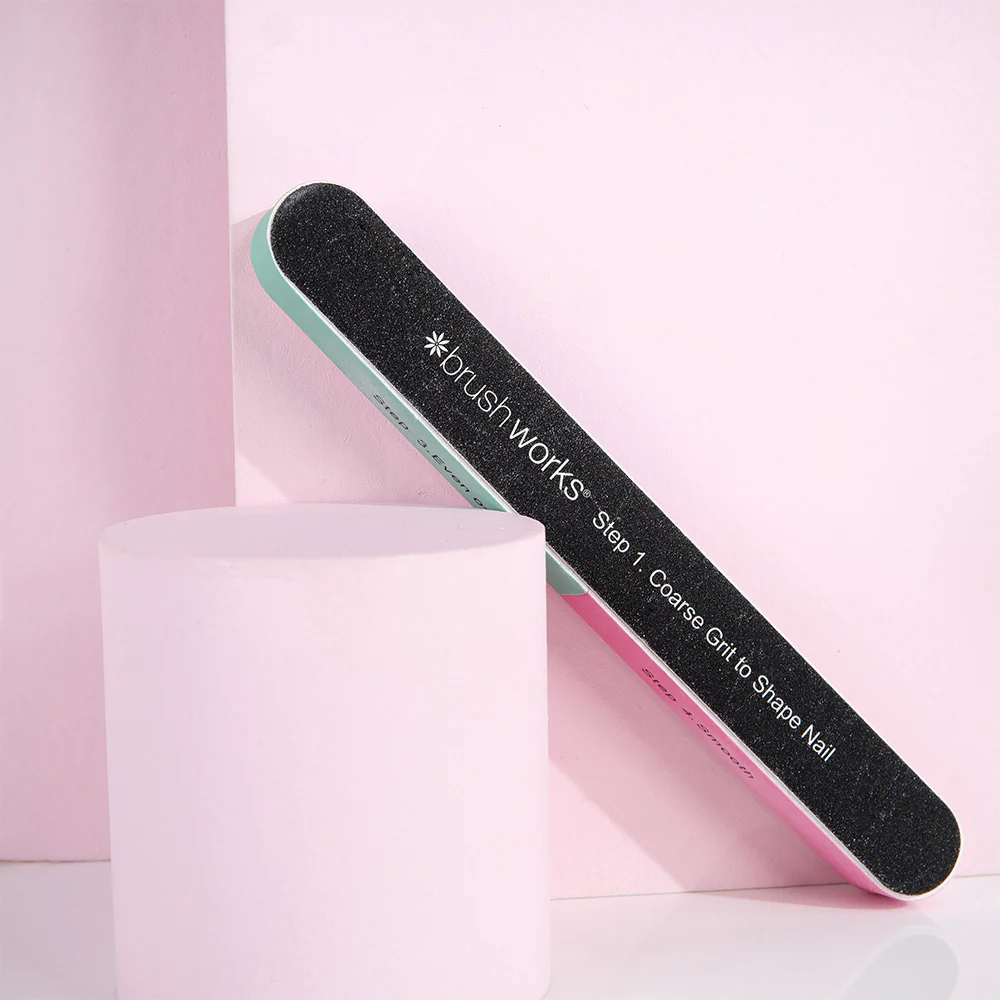 Brushworks 6-Sided Nail File Shape & Shine - Image 4