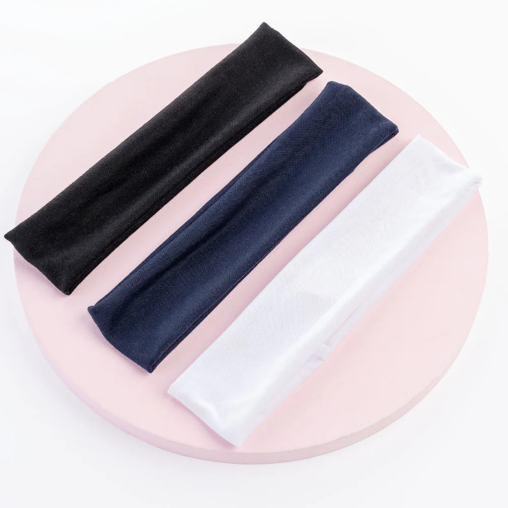 Brushworks Assorted Jersey Headbands Pack of 3 - Image 2