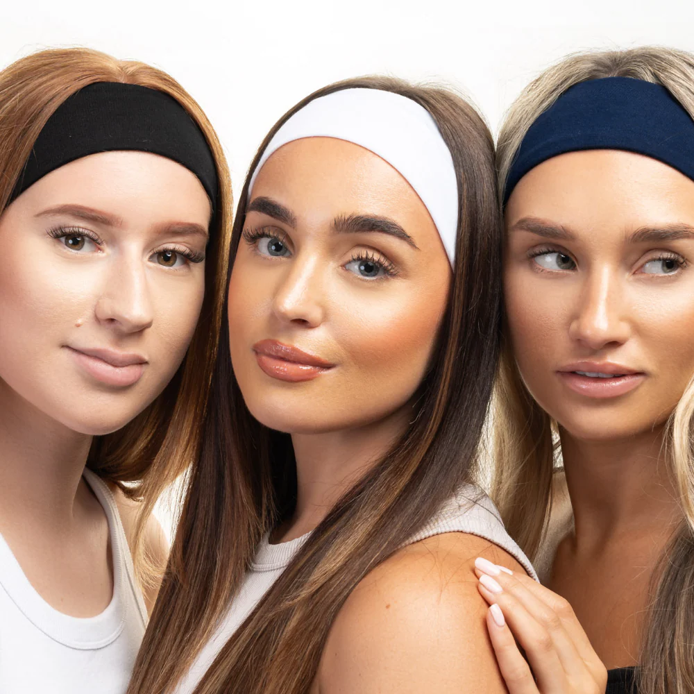 Brushworks Assorted Jersey Headbands Pack of 3 - Image 6