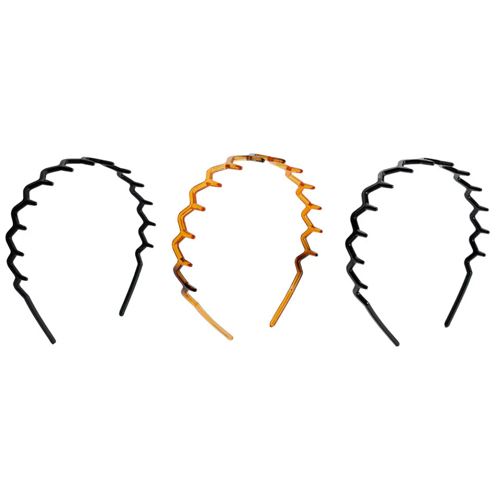 Brushworks Assorted Zig Zag Headbands Pack of 3 - Image 2