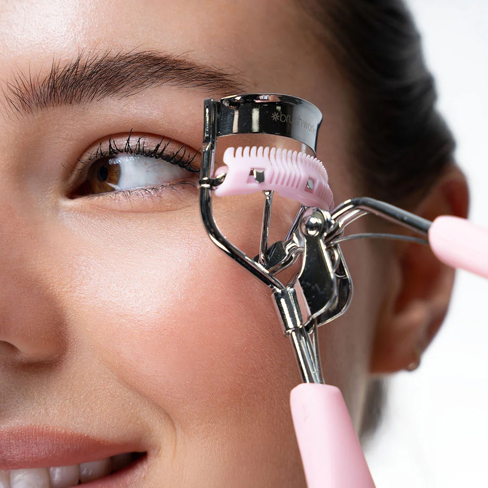Brushworks Baby Pink Pro Lash Curler & Comb - Image 5