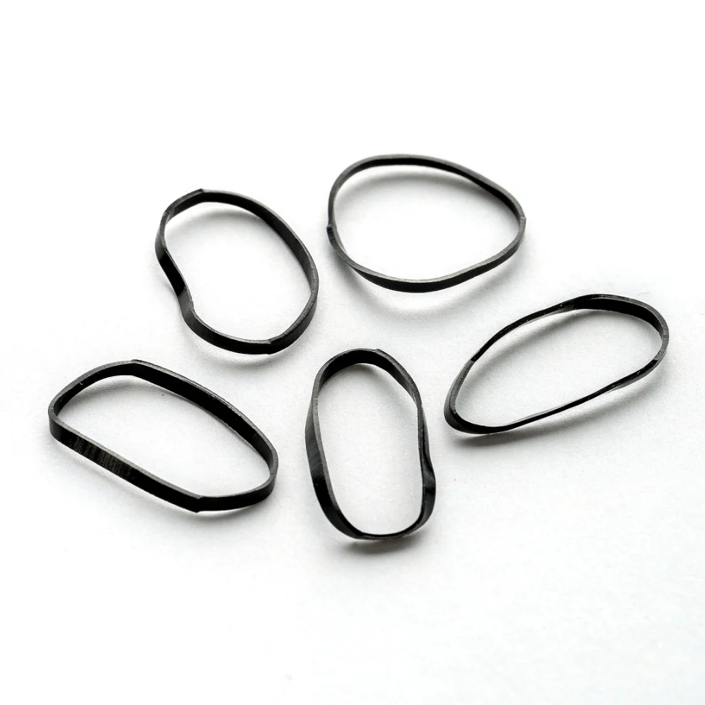 Brushworks Black Flexi Hair Bands x100 - Image 3