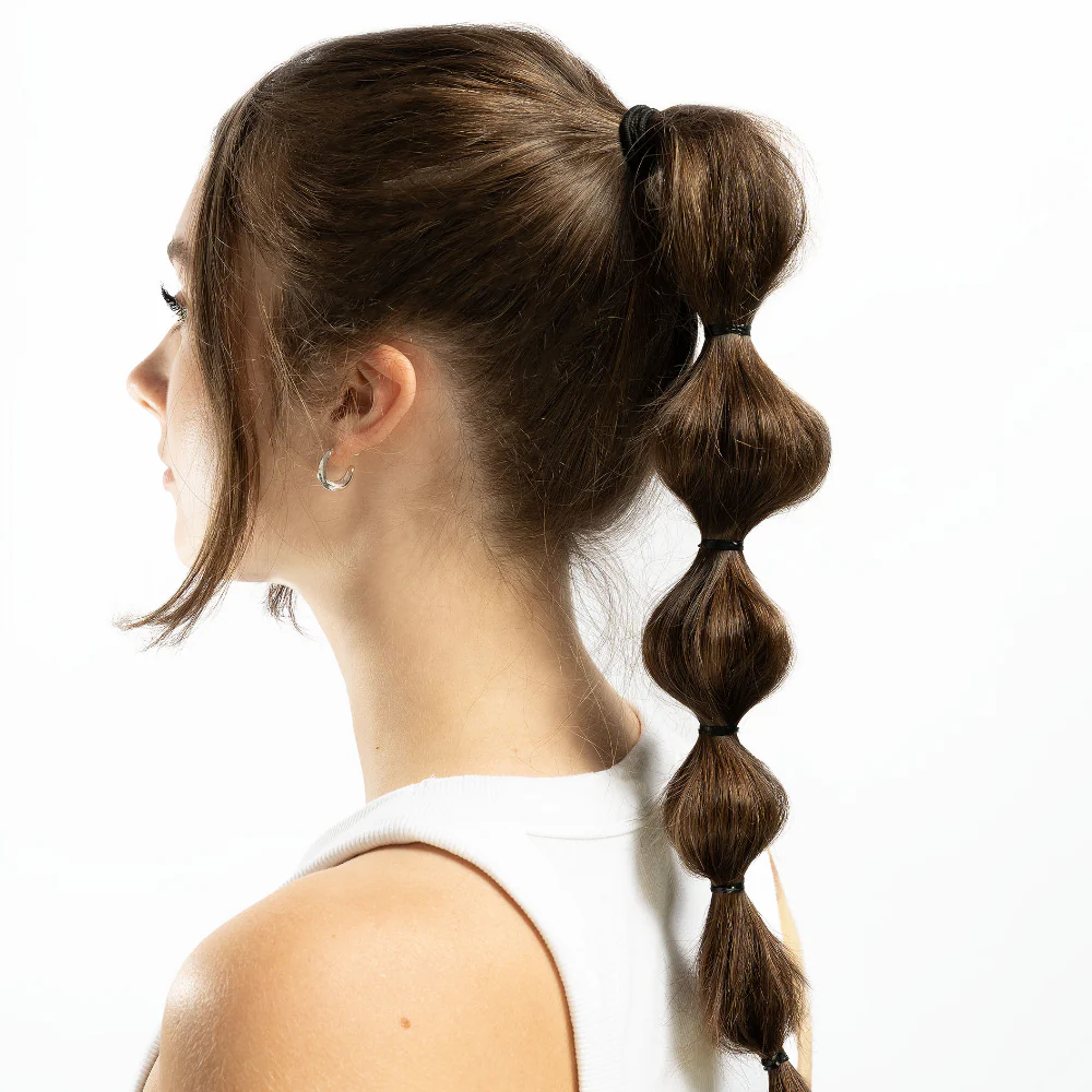 Brushworks Black Flexi Hair Bands x100 - Image 6