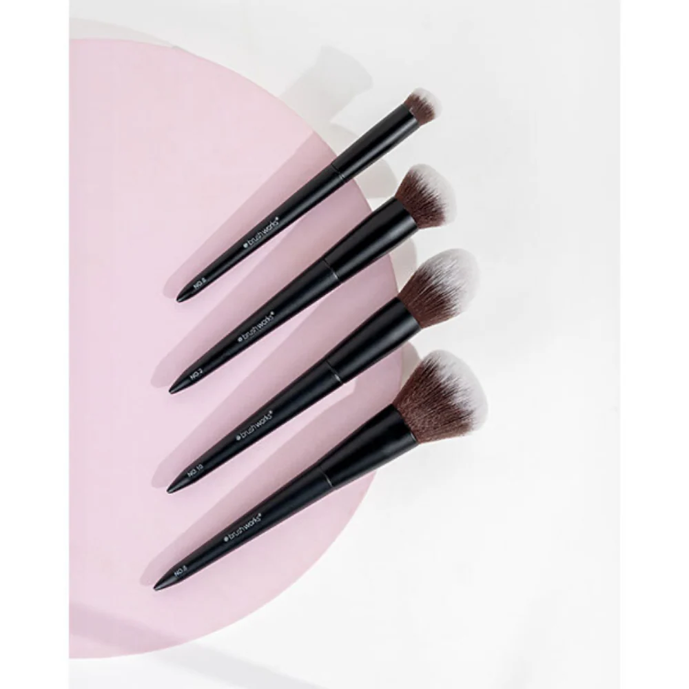 Brushworks Buff & Blend Face Makeup Brush Set - Image 3