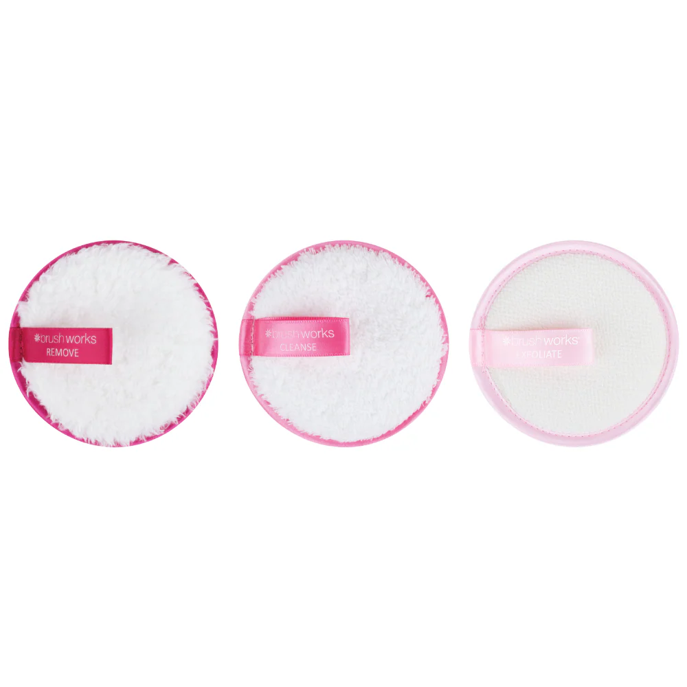 Brushworks Cleanse & Refresh Face Pads Pack of 3 - Image 2
