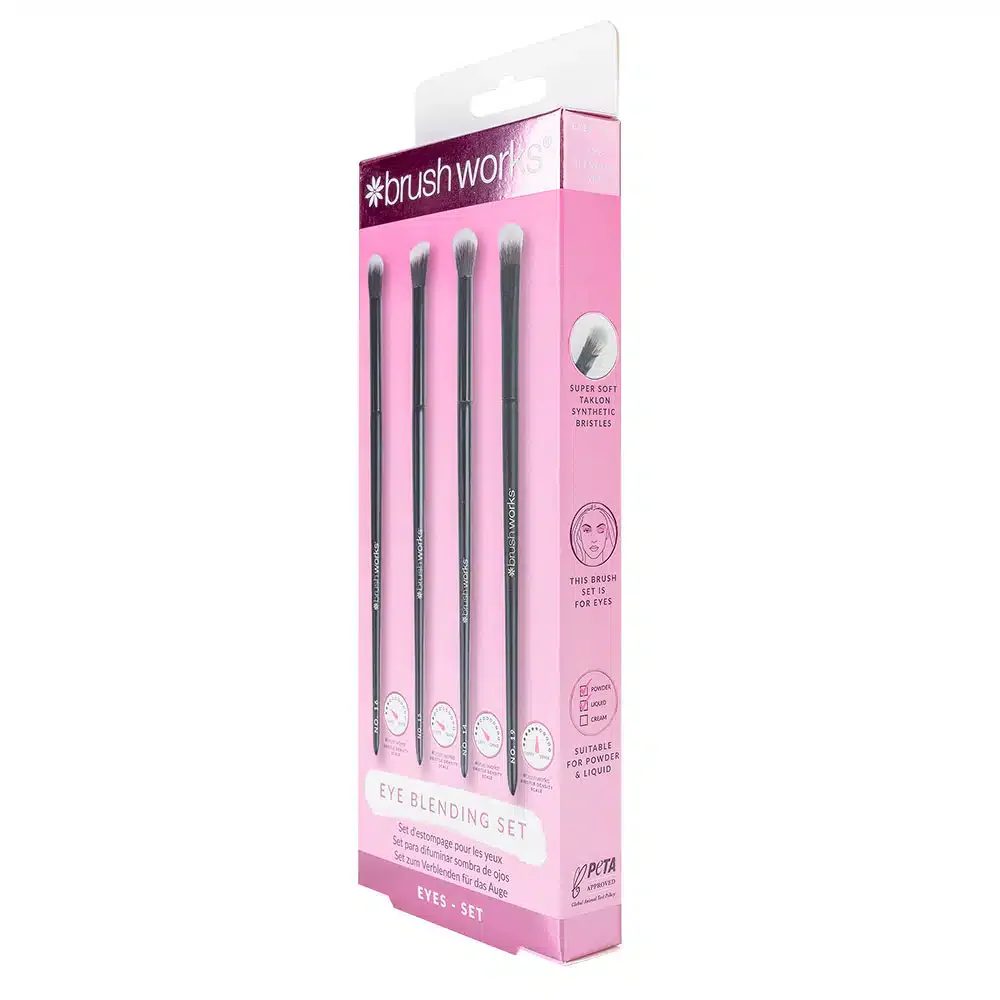Brushworks Eye Blending Makeup Brush Set - Image 5