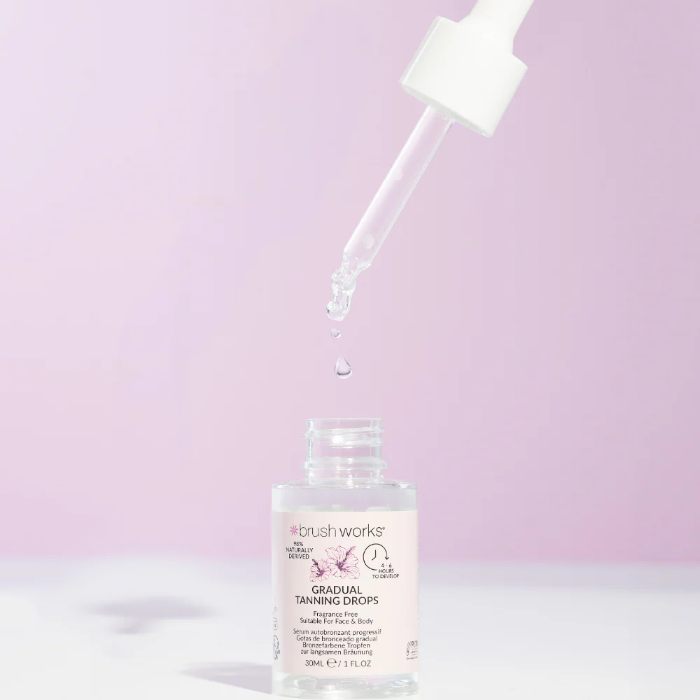 Brushworks Gradual Tanning Drops 30ml - Image 3