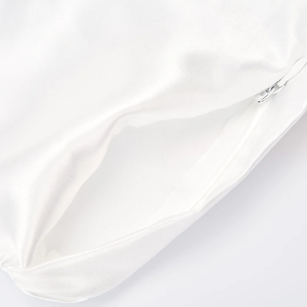 Brushworks Luxe Satin Pillowcase White - Image 6